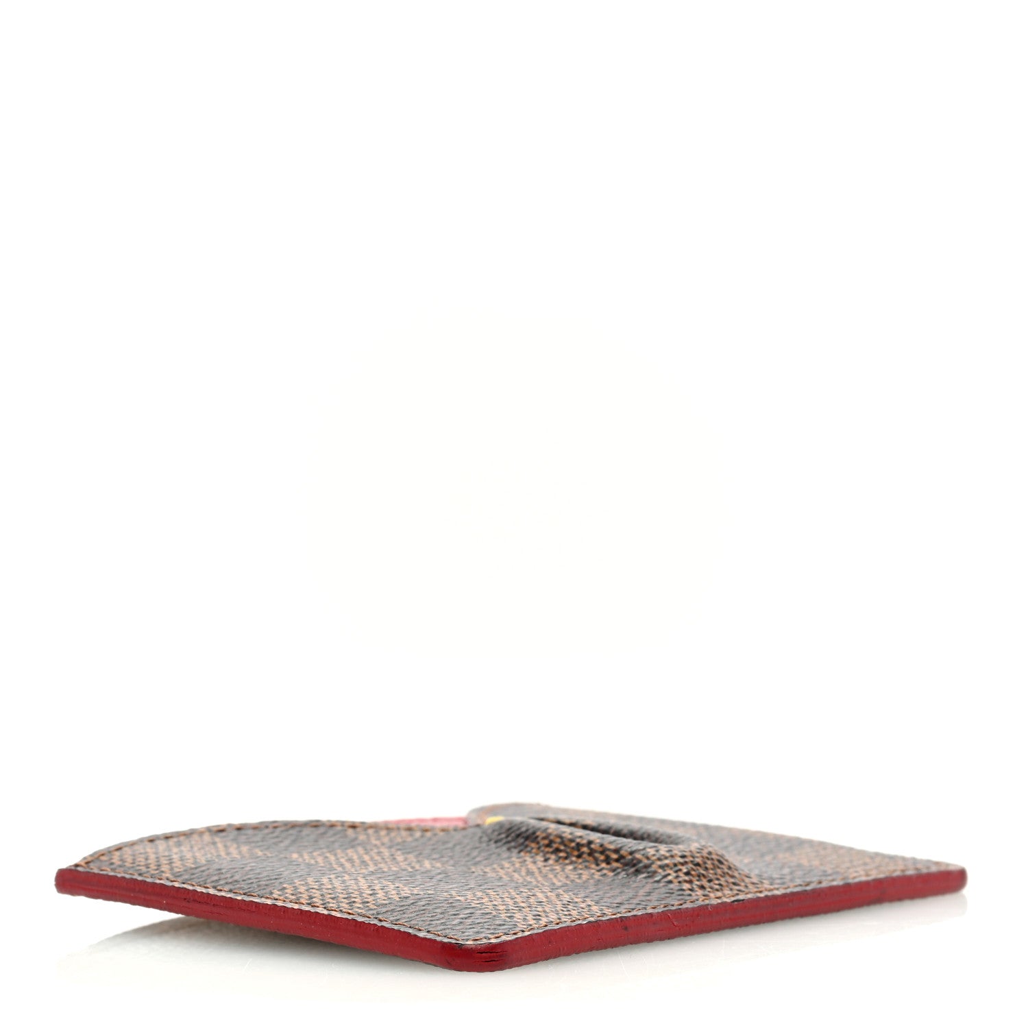 Louis Vuitton Damier Ebene Caissa Card Holder Cherry 4 of 8