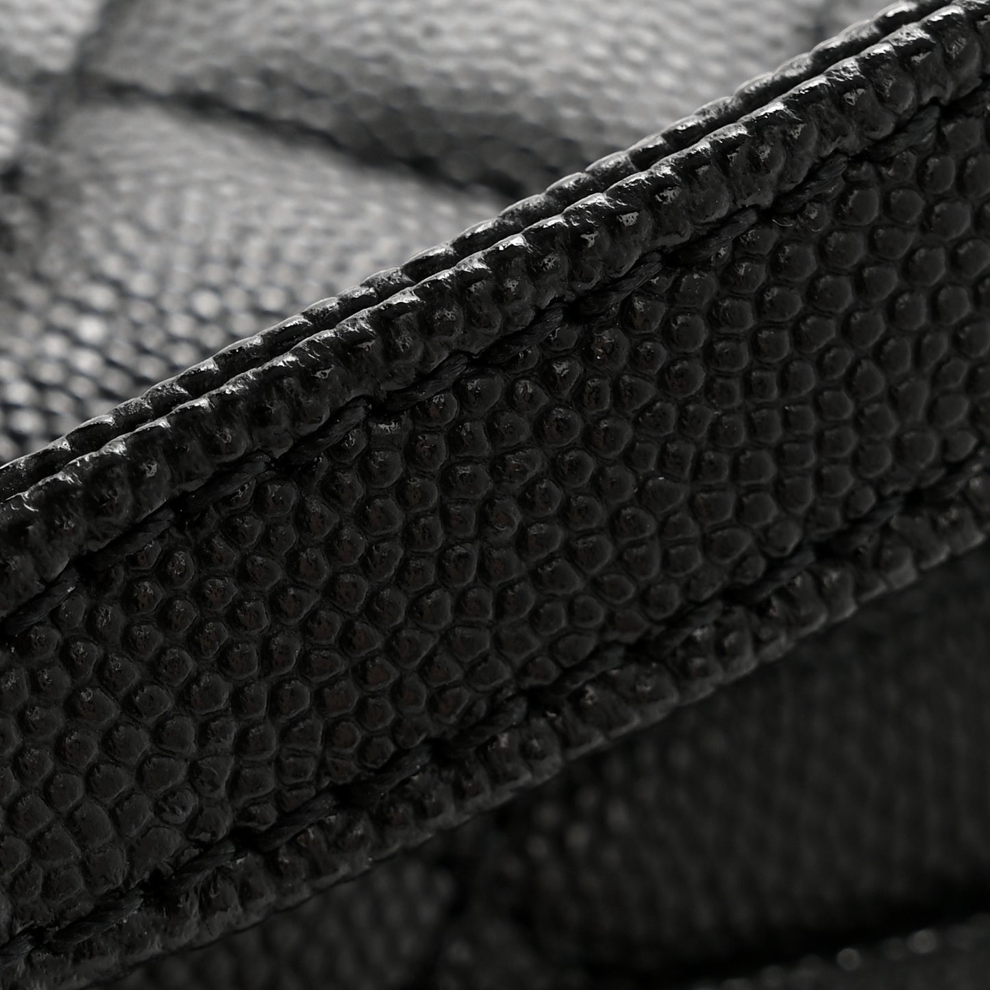 Caviar Quilted Mini Coco Handle Flap Black