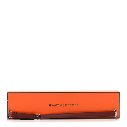 Hermes Swift 41mm Apple Watch Double Tour Band Rouge 6 of 6