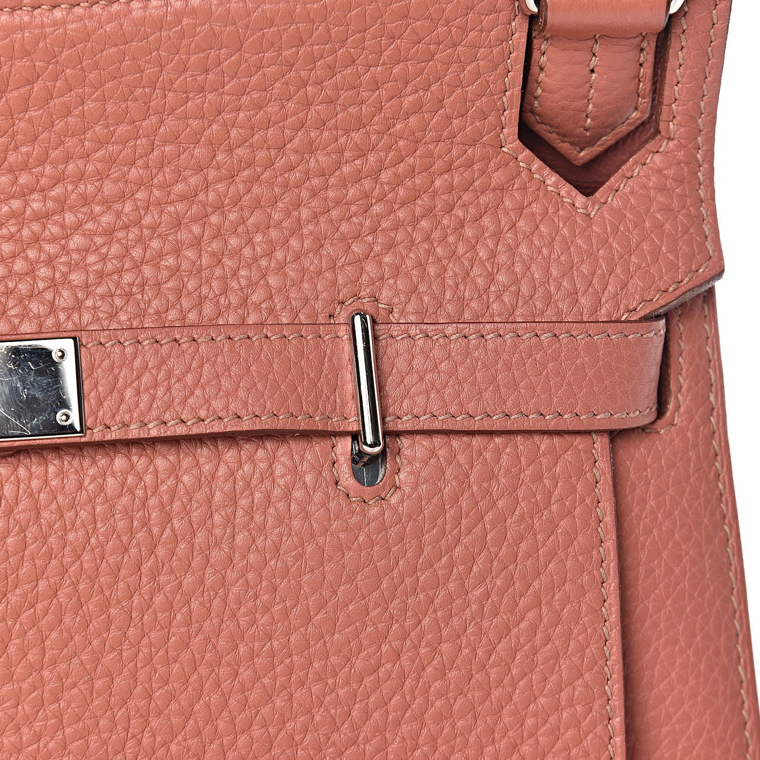 Hermes Taurillon Clemence Jypsiere 28 Rose Thè 20 of 20