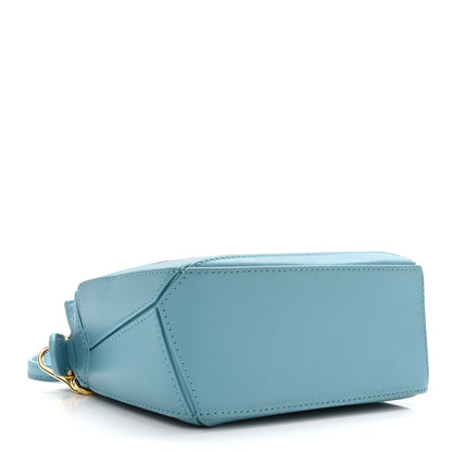 Loewe X HOWL'S MOVING CASTLE Satin Calfskin Heen Mini Puzzle Bag Light Blue 4 of 10