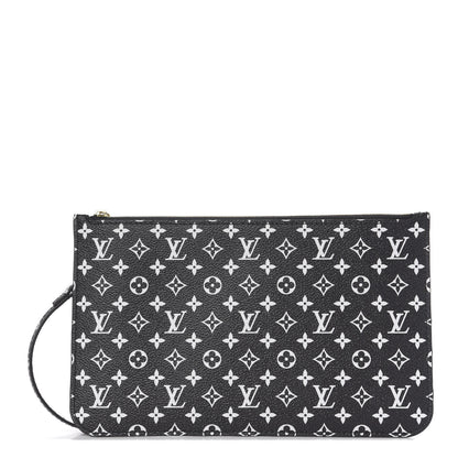 Louis Vuitton Monogram Giant Jungle Neverfull MM GM Pochette Black 1 of 6