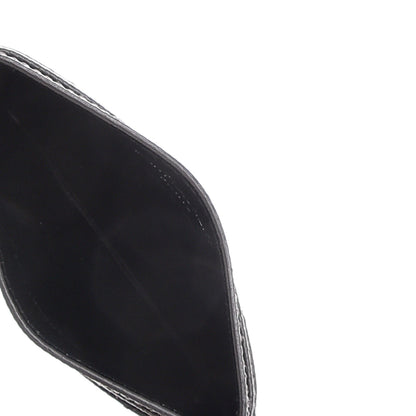 Saint Laurent Grain De Poudre Matelasse Chevron Monogram Credit Card Case Earth 5 of 9