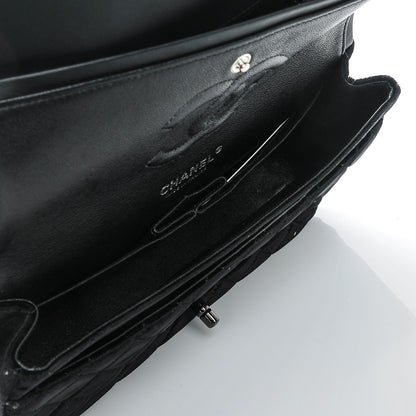Chanel Velvet Quilted Medium Double Flap Black 5 of 8