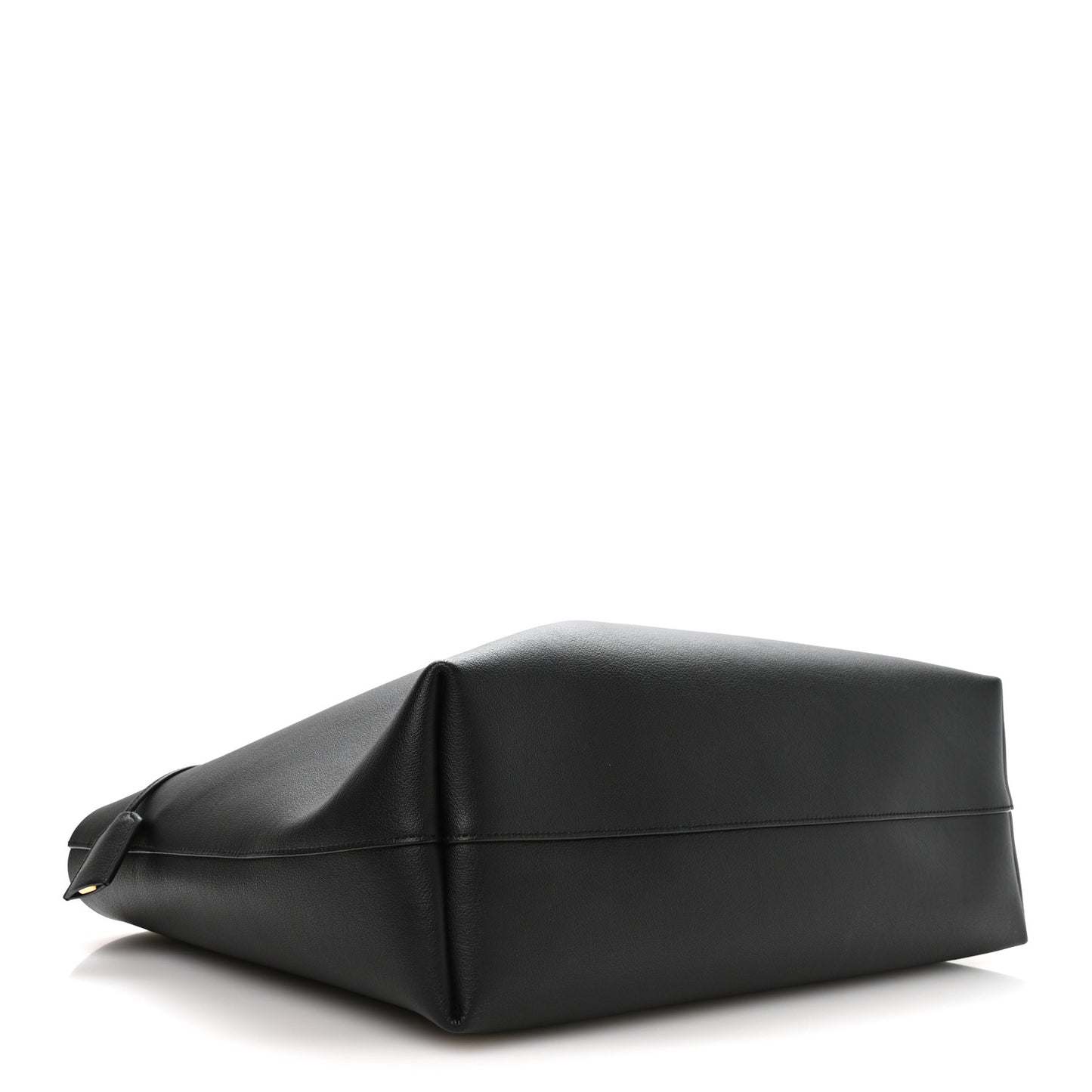 Calfskin Large Shopping Tote Black