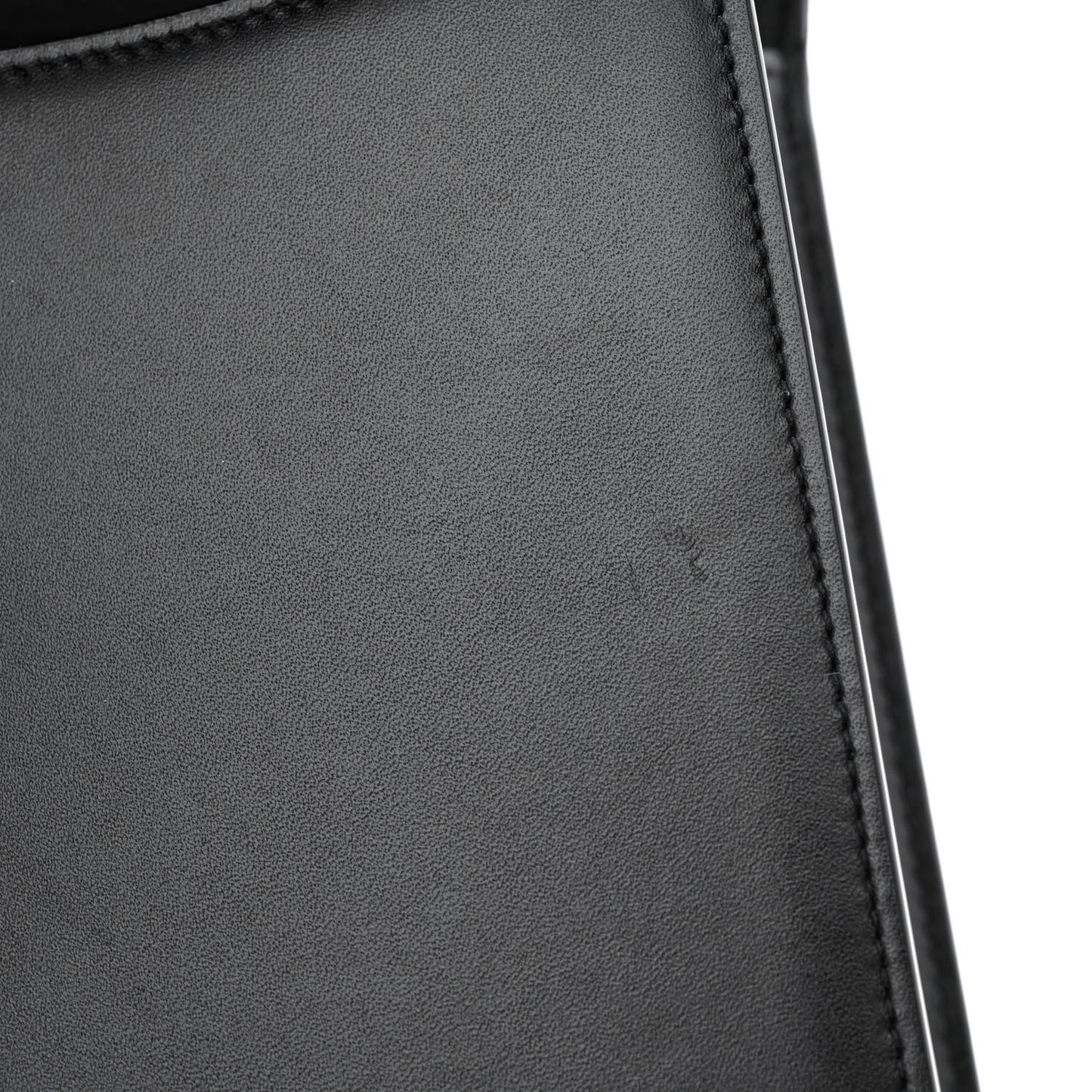 Smooth Calfskin Edwige Shoulder Bag Black