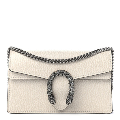 Gucci Dollar Calfskin Crystal Super Mini Dionysus Shoulder Bag Mystic White Black Diamond 1 of 9