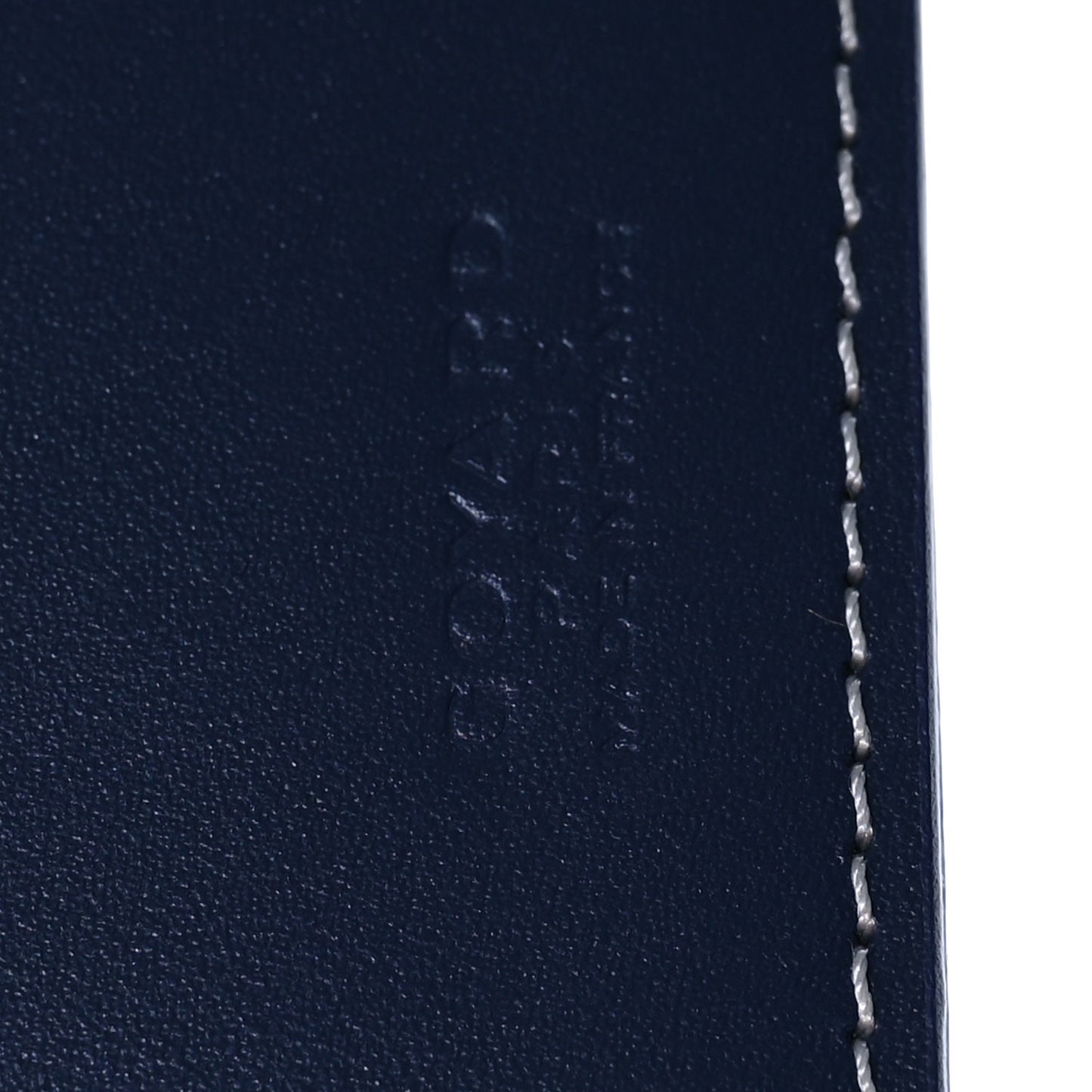 Goyardine Grenelle Passport Wallet Navy