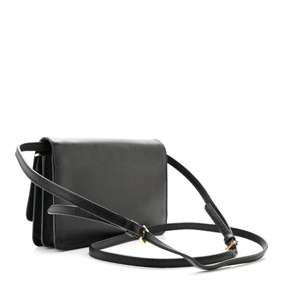 Prada Saffiano Lux Bow Crossbody Bag Black 3 of 16