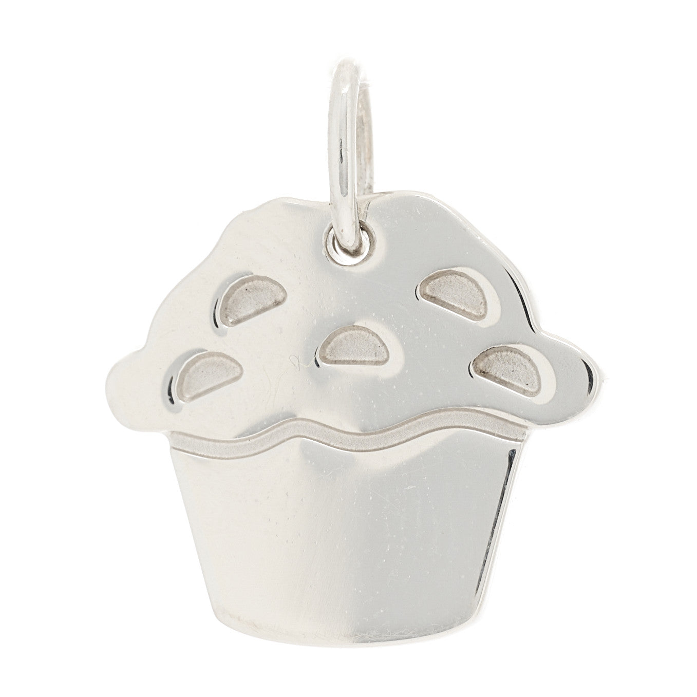 Sterling Silver Love Cupcake Charm