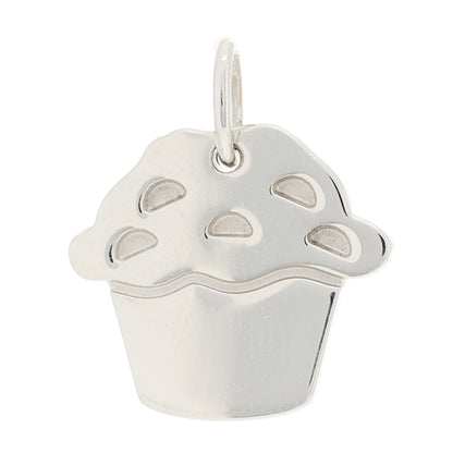 Tiffany Sterling Silver Love Cupcake Charm 3 of 3