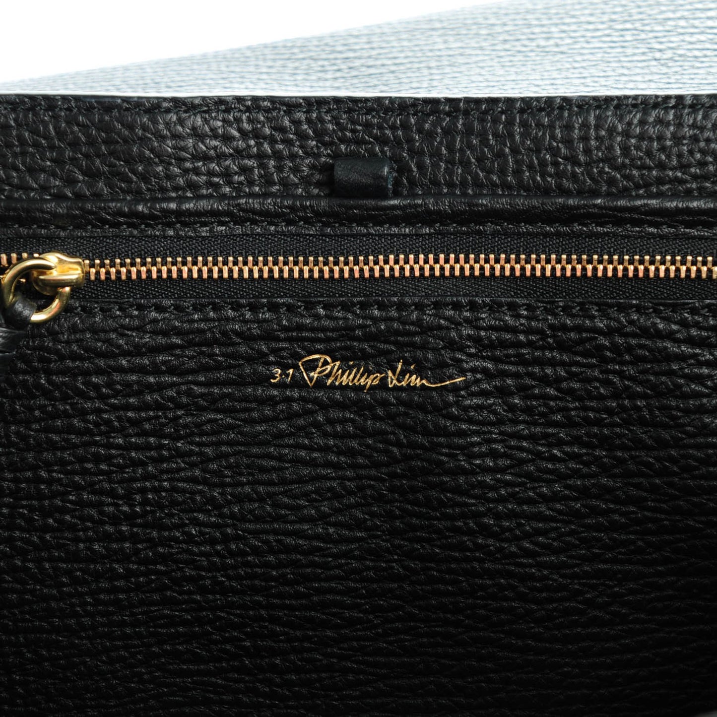 3.1 Textured Calfskin Medium Pashli Satchel Black