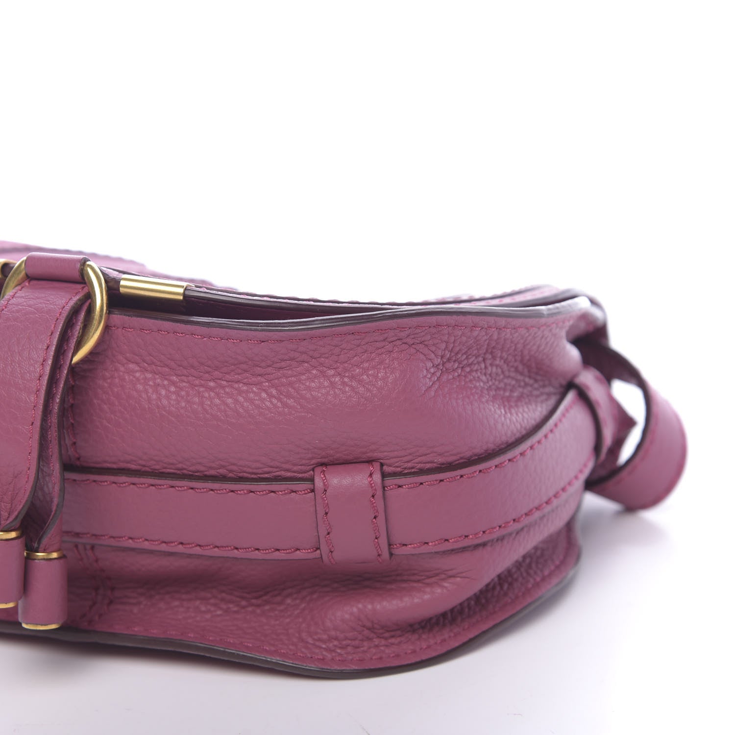 Chloe Calfskin Mini Marcie Round Crossbody Bag Dreamy Pink 9 of 10
