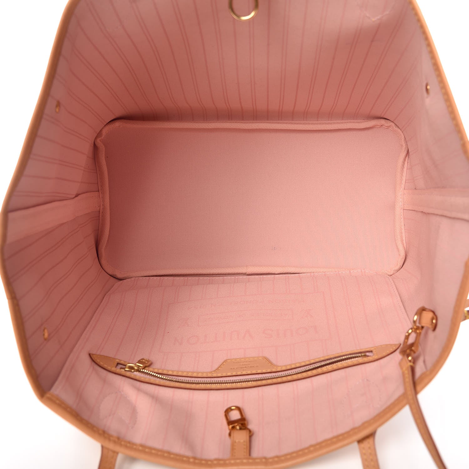 Louis Vuitton Damier Azur Neo Neverfull MM Rose Ballerine 8 of 11