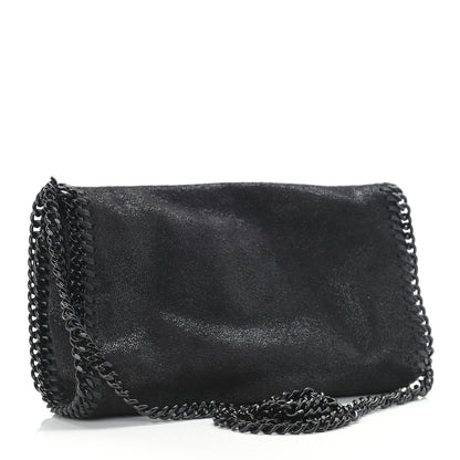 Stella McCartney Shaggy Deer Falabella Crossbody Clutch Black 3 of 11