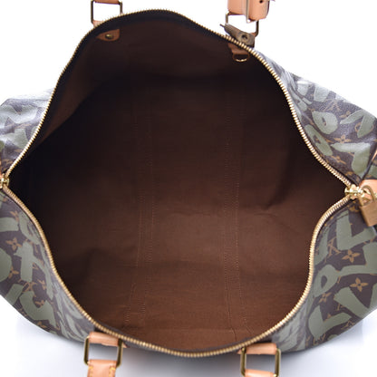 Louis Vuitton Graffiti Keepall 50 Kaki 4 of 17