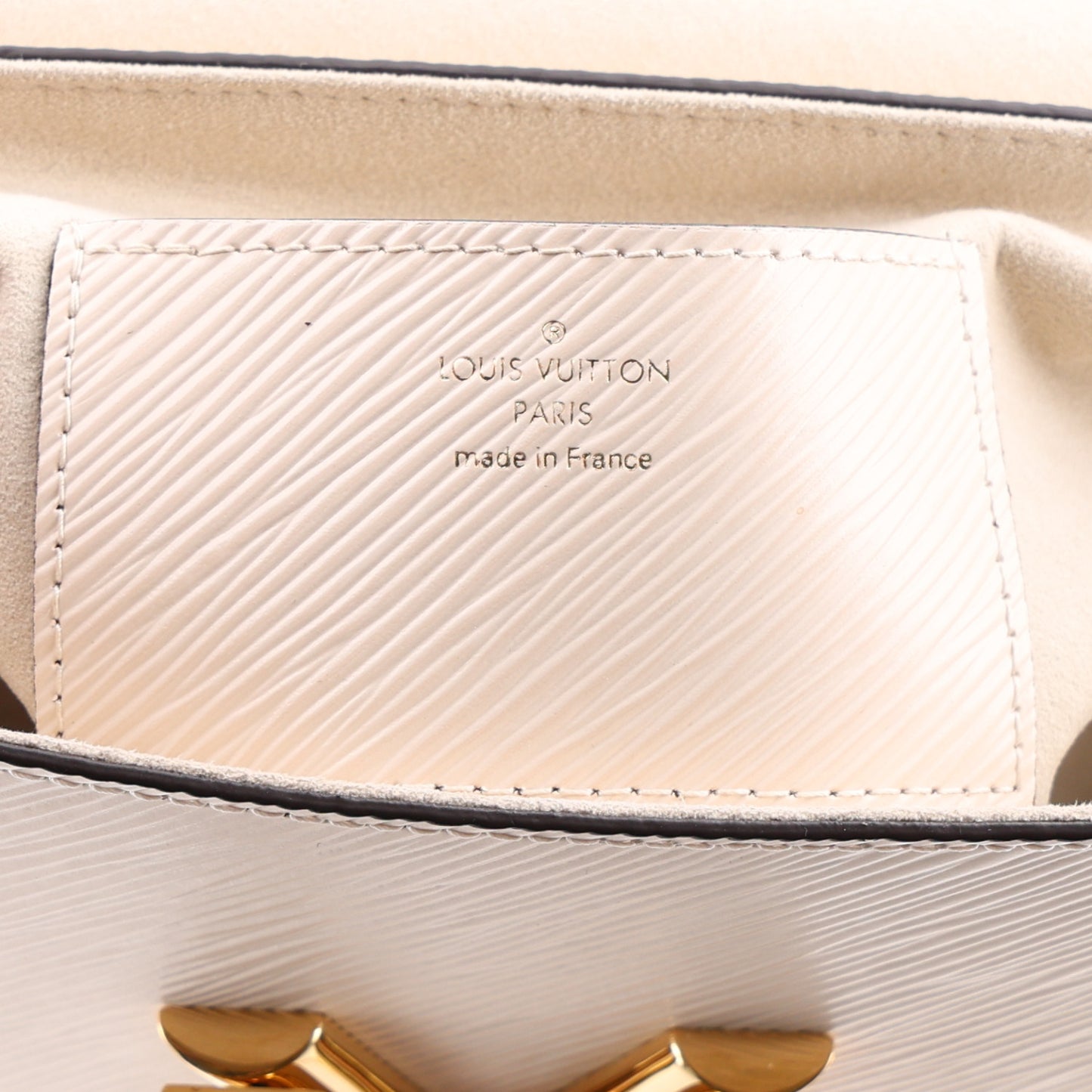 Epi Twist Shoulder Bag MM White