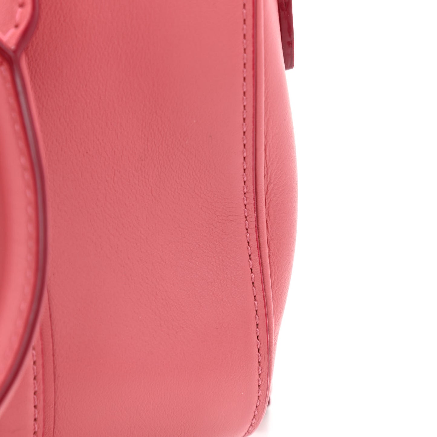 Calfskin Small Essential Boston Bag Pink