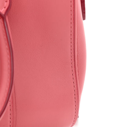 MCM Calfskin Small Essential Boston Bag Pink 11 of 15