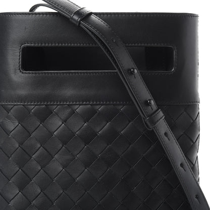 Bottega Veneta Nappa Intrecciato Messenger Black 7 of 10