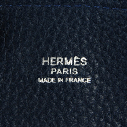 Hermes Taurillon Clemence Marwari GM Bleu De Malte 6 of 8