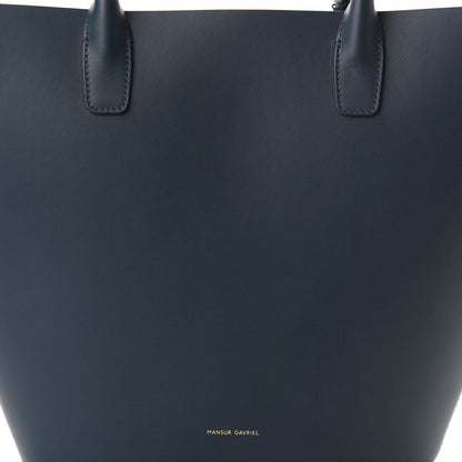 Mansur Gavriel Calfskin Triangle Tote Blu 8 of 9