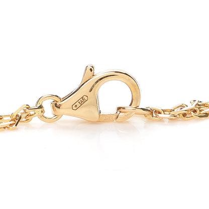 Cartier 18K Yellow Gold 2 Diamond LOVE Necklace 4 of 5
