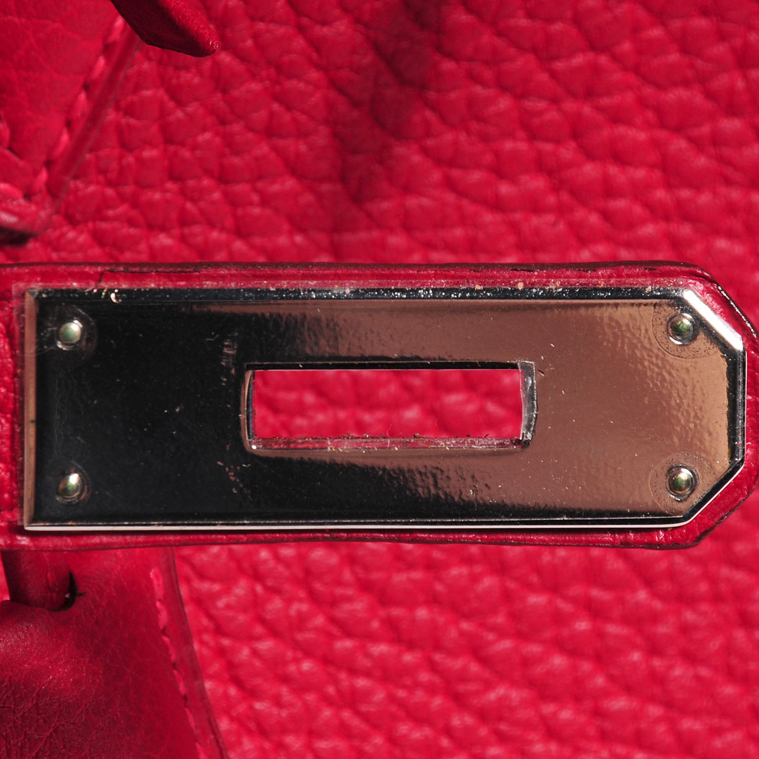 Hermes Togo HAC Birkin 32 Rouge 7 of 25