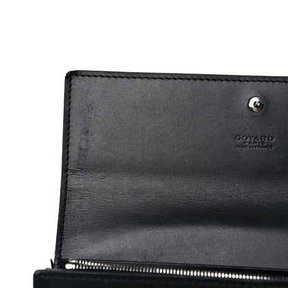 Goyard Goyardine Varenne Long Wallet Black 18 of 26