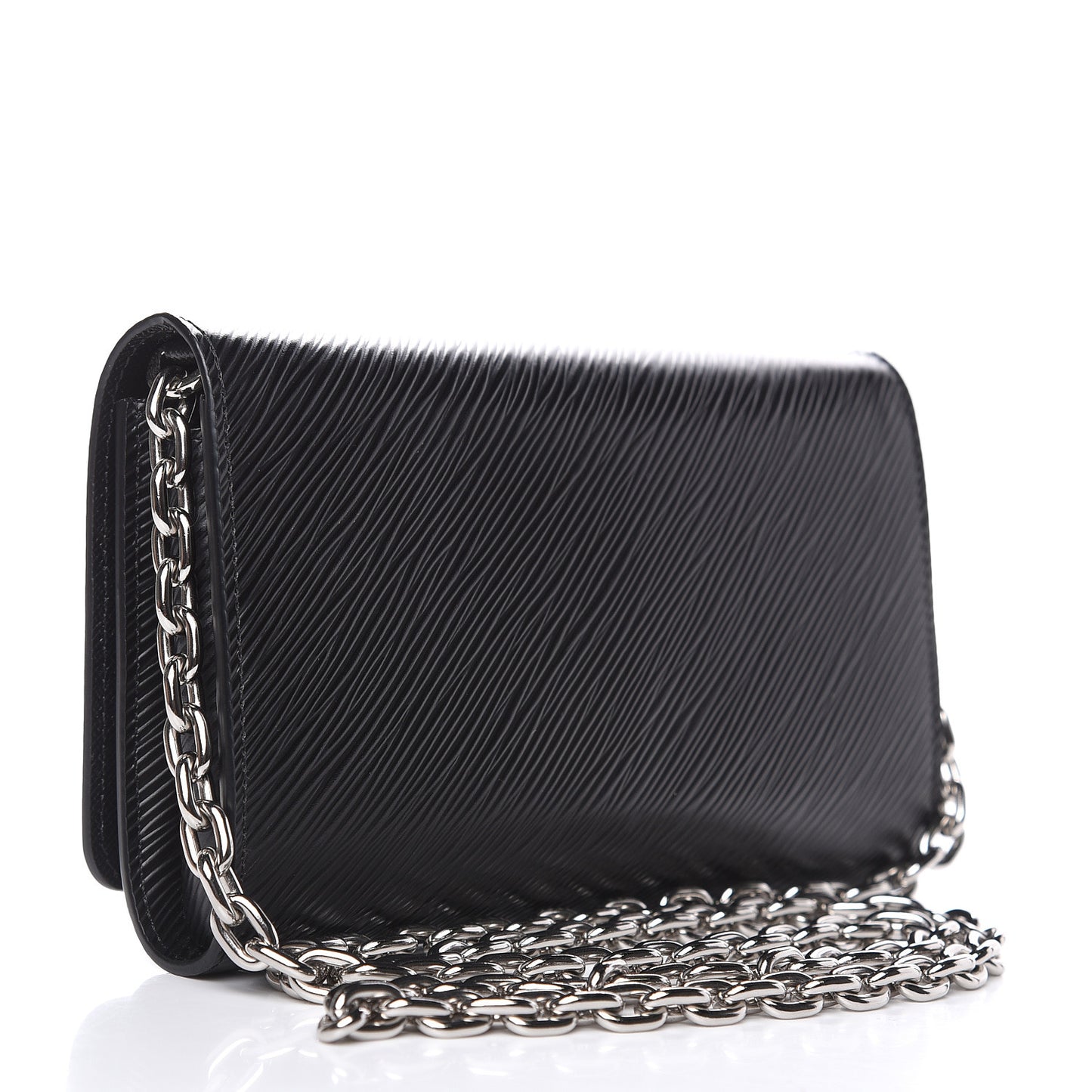 Epi Twist Chain Wallet Black