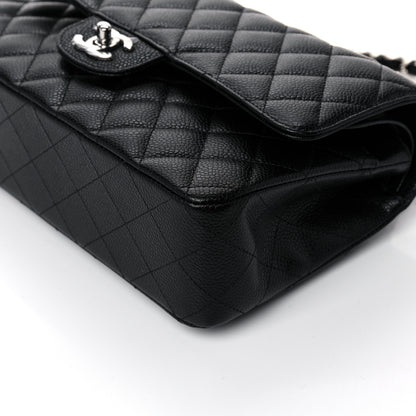Chanel Caviar Quilted Medium Double Flap Black 10 of 10