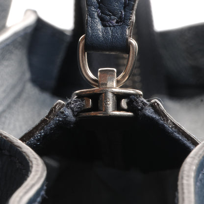 Celine Drummed Leather Micro Luggage Bag Orage 9 of 9
