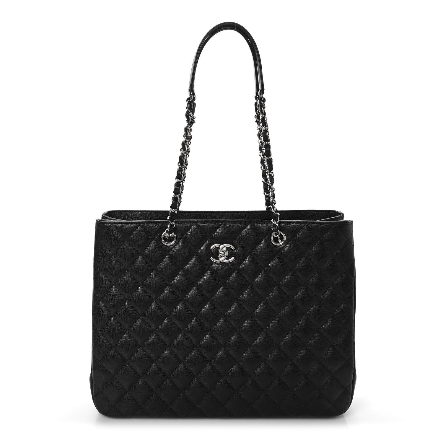 Chanel Caviar Quilted Large Shopping Tote Black 1 of 9