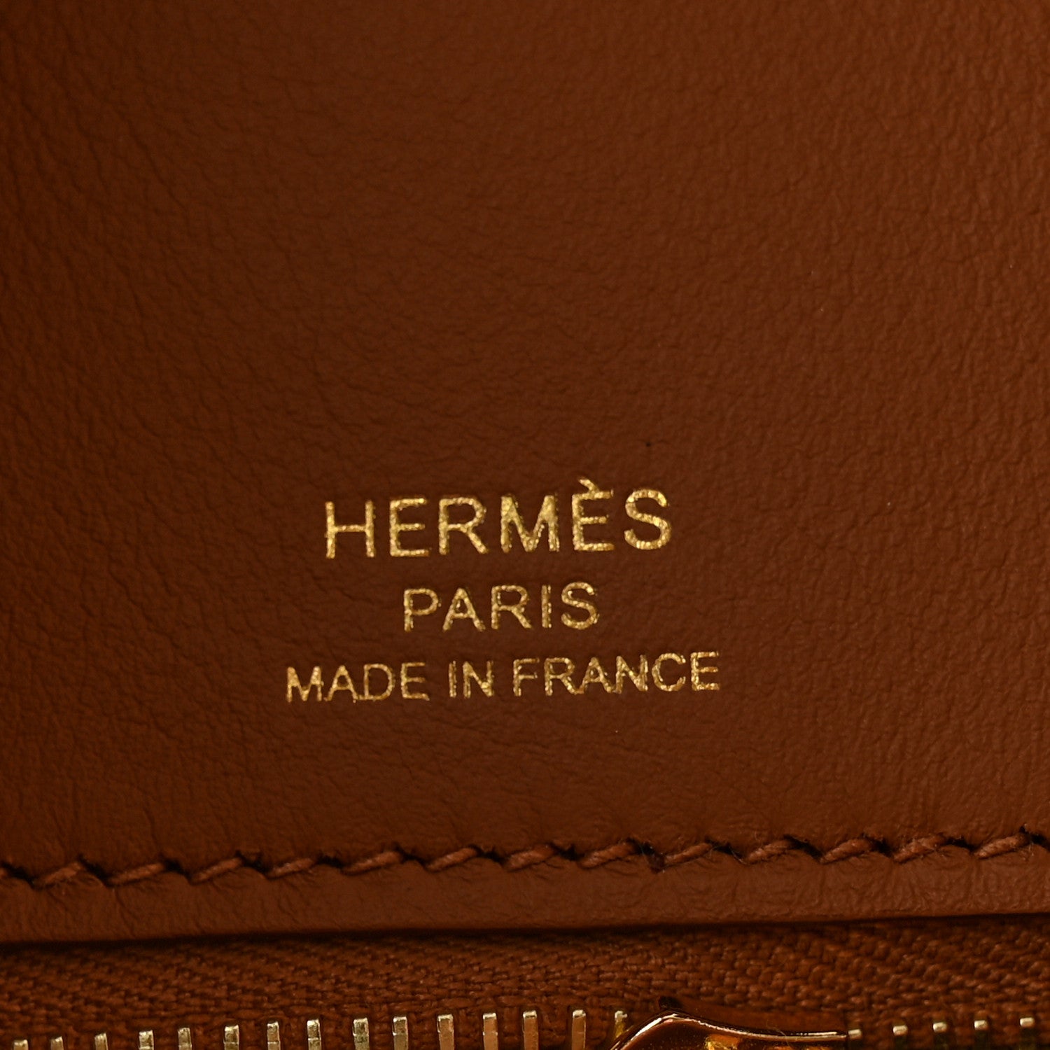 Hermes Veau Doblis Swift Grizzly Birkin 25 Gold 6 of 11