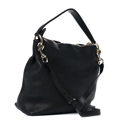 Gucci Pebbled Calfskin Large Soho Hobo Black 3 of 24