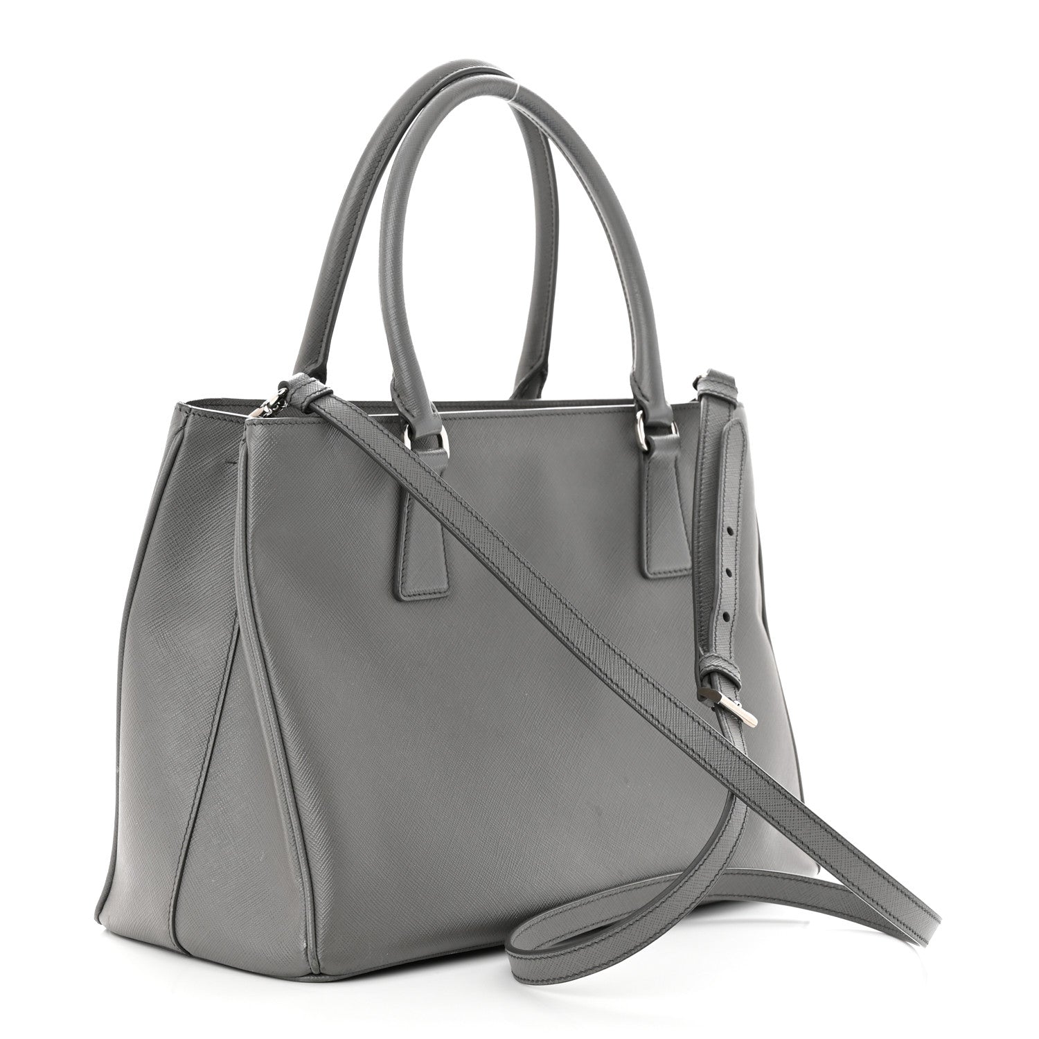 Prada Saffiano Medium Galleria Double Zip Tote Marmo 3 of 17