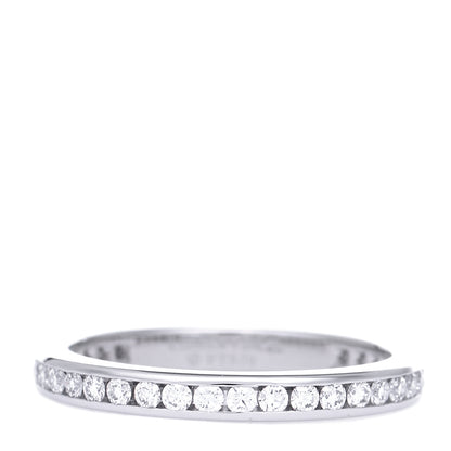 Tiffany Platinum Diamond 2mm Full Circle Wedding Band Ring 49 4.75 1 of 5