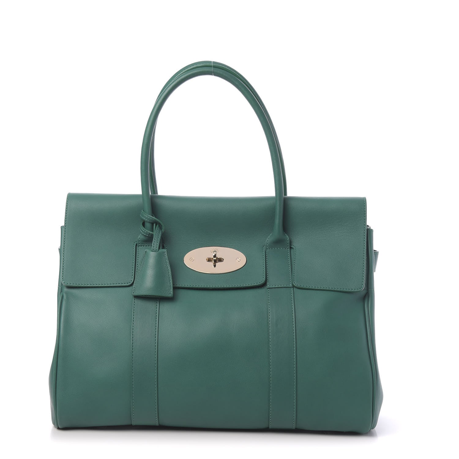 Mulberry Micrograin Calfskin Bayswater Emerald 1 of 11