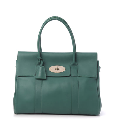 Mulberry Micrograin Calfskin Bayswater Emerald 1 of 11