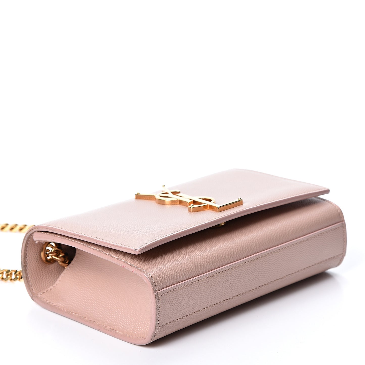 Grain De Poudre Small Monogram Kate Satchel Pale Pink