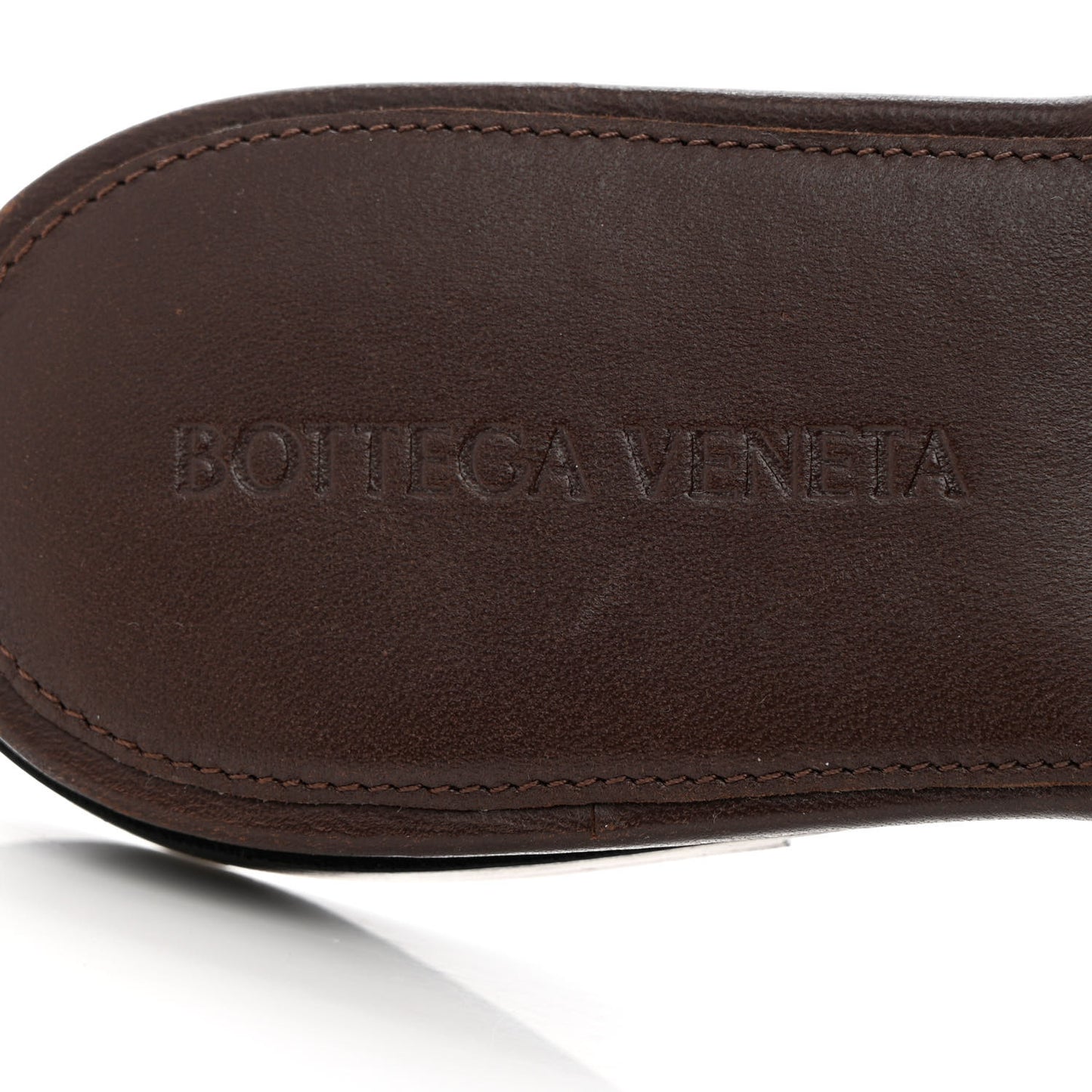 Nappa Maxi Intrecciato Lido Flat Sandals 37.5 Fondant