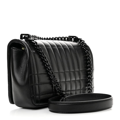 Burberry Lambskin Quilted Small Lola Bag Black 3 of 9