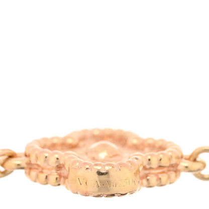 Van Cleef & Arpels 18K Rose Gold 6 Motifs Sweet Alhambra Bracelet 3 of 3