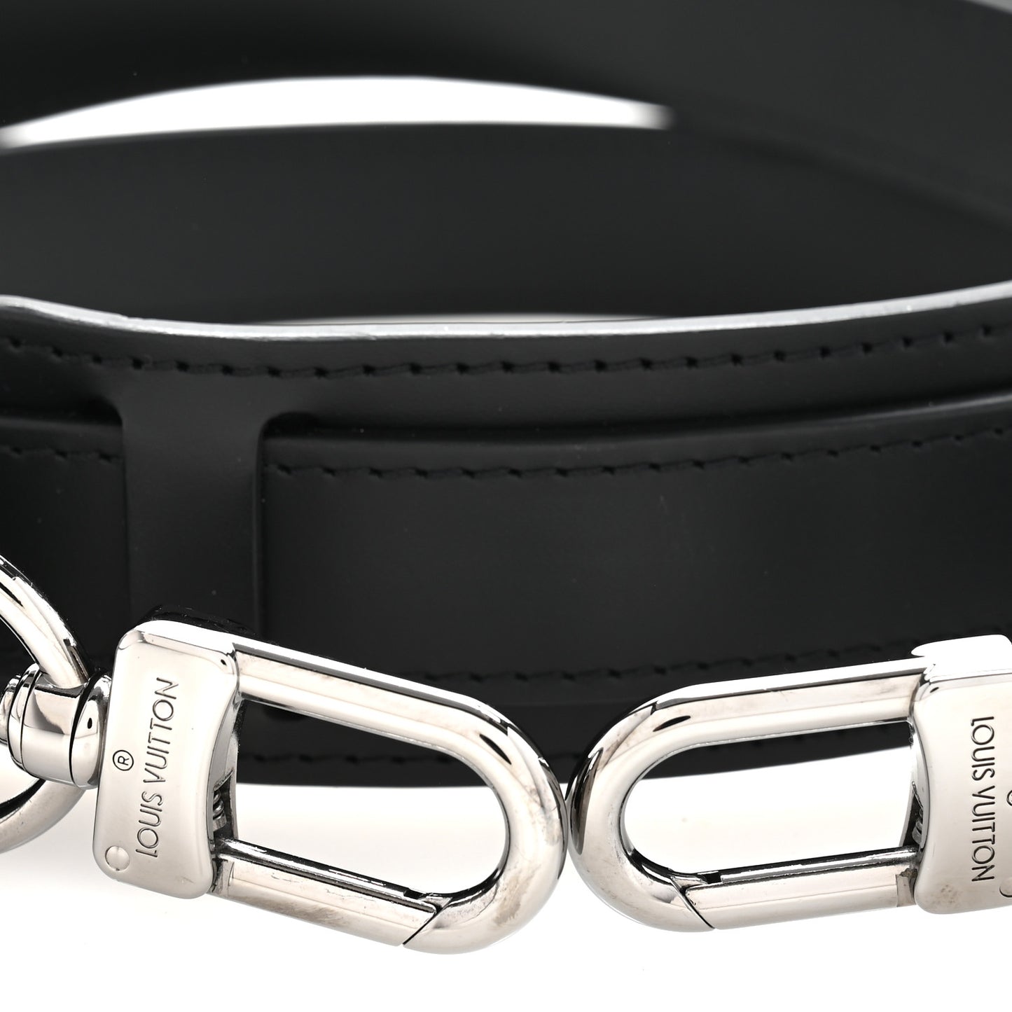 Calfskin 25mm Adjustable Shoulder Strap Black