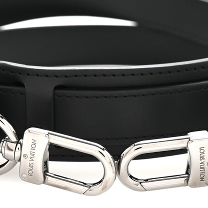 Louis Vuitton Calfskin 25mm Adjustable Shoulder Strap Black 3 of 4