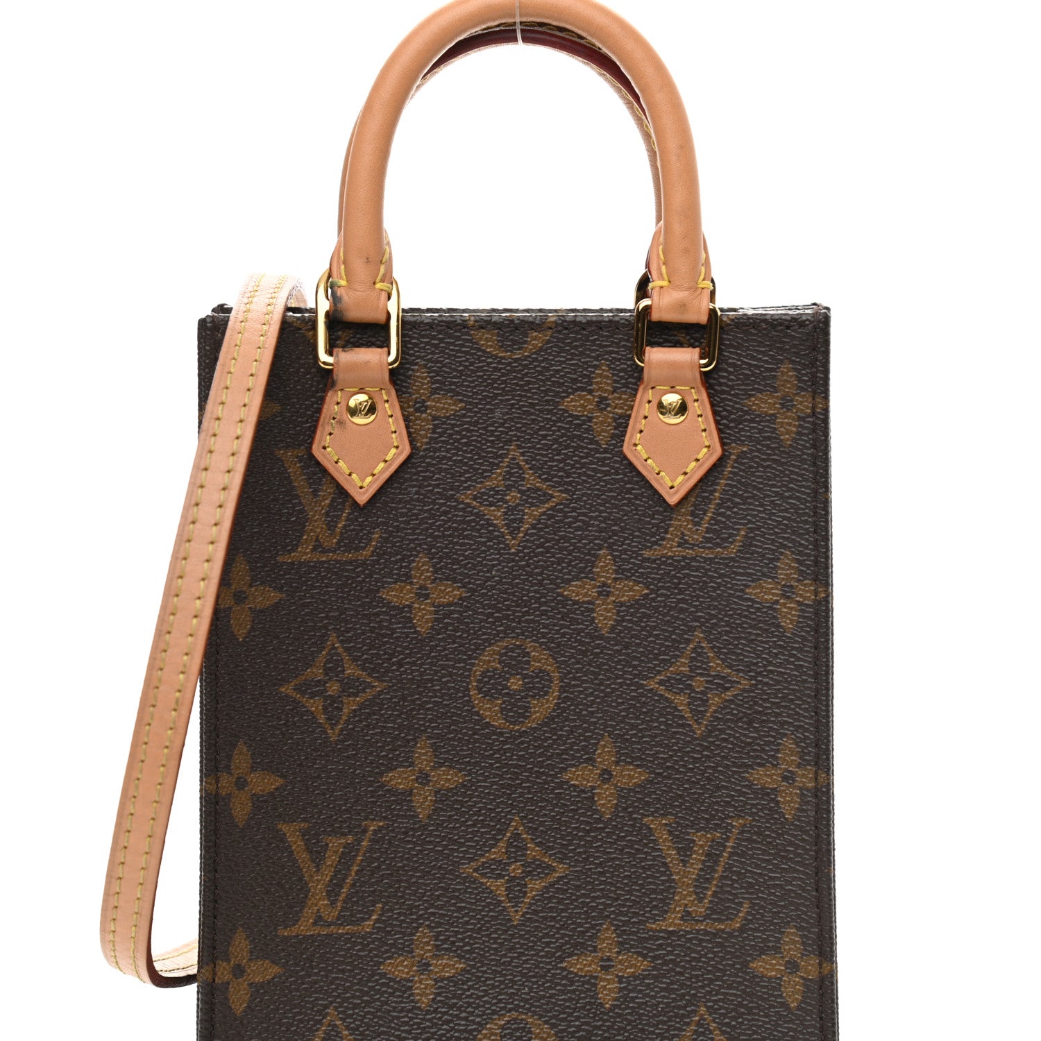 Louis Vuitton Monogram Petit Sac Plat 7 of 11