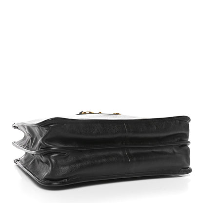 Gucci New Sakai Calfskin Lux Medium Horsebit 1955 Tote Bag Black 4 of 10