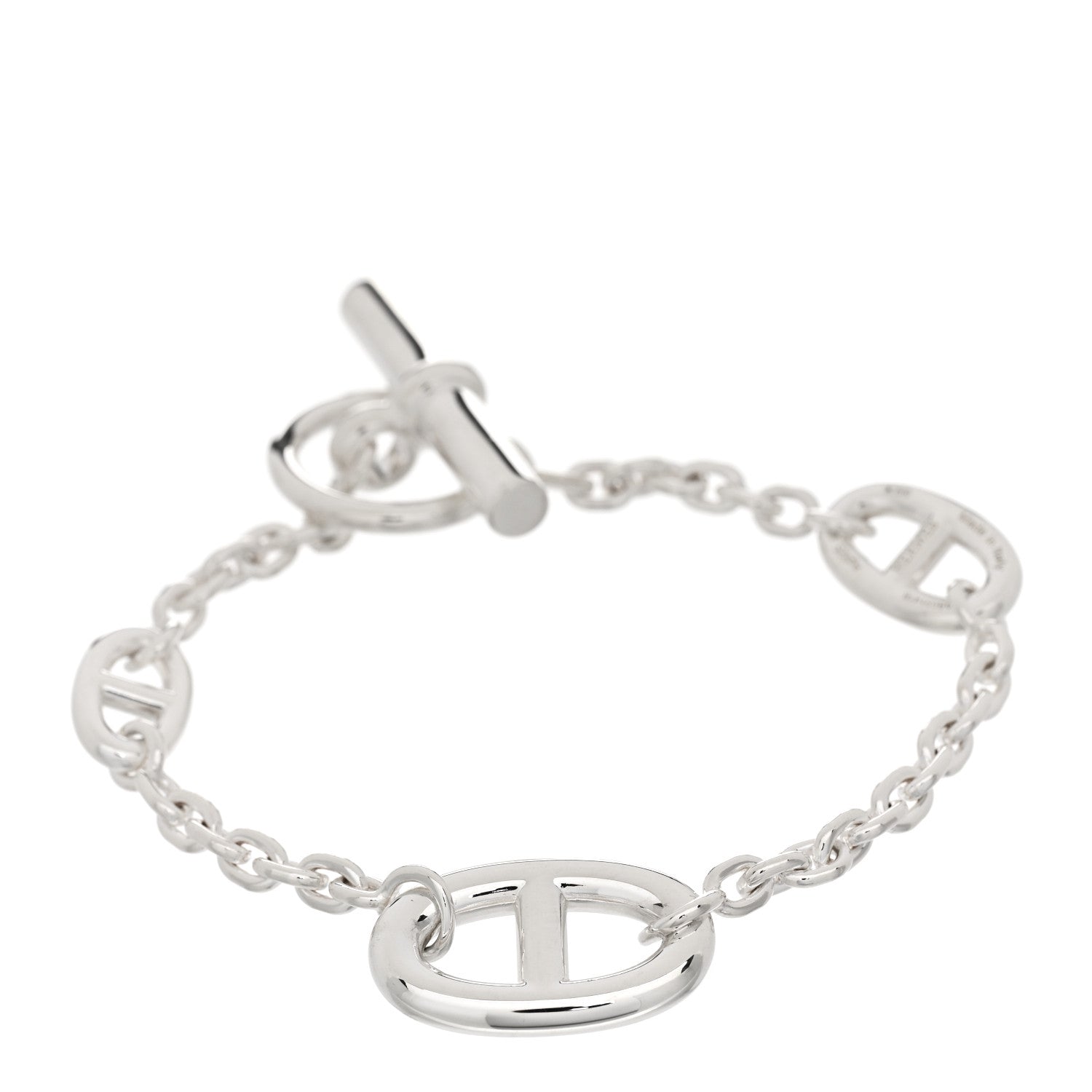 Hermes Sterling Silver Farandole Bracelet 1 of 4