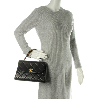 Chanel Lambskin Medium Flap Handbag Black 2 of 9