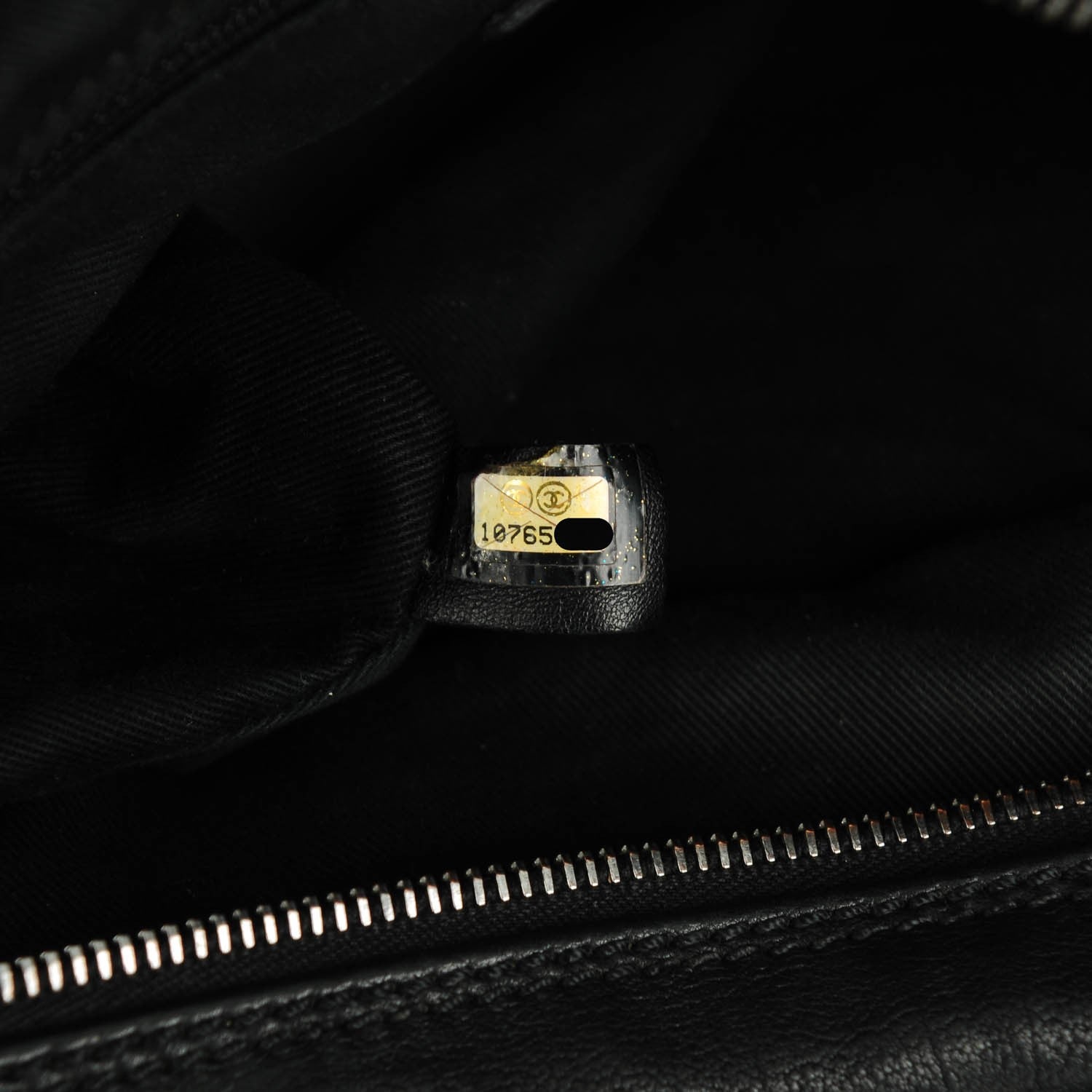 Chanel Calfskin Small Diamond Stitch Tote Black 7 of 7